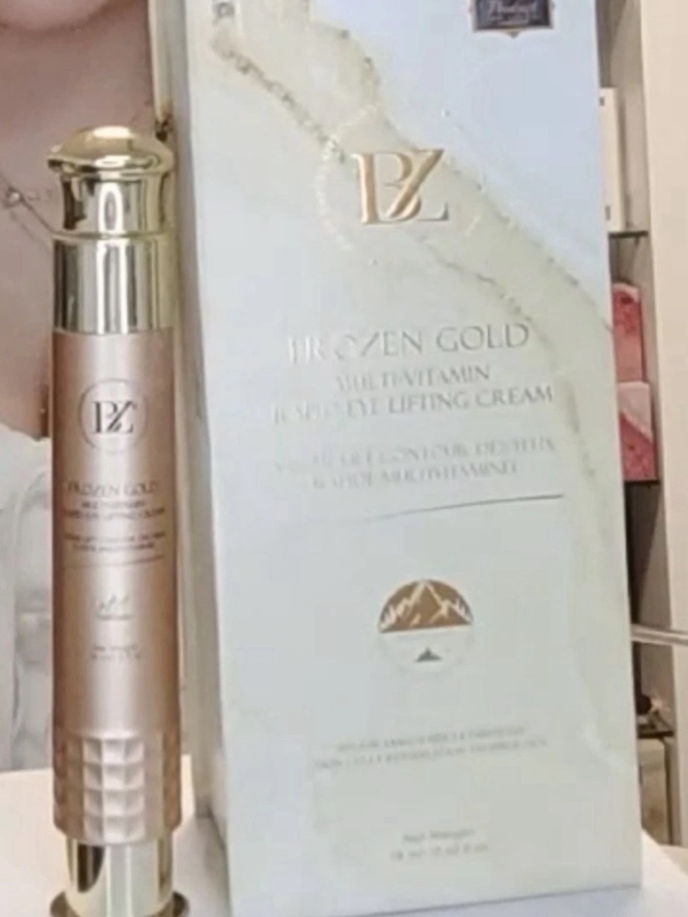 Below Zero  Frozen Gold Multivitamin Rapid Eye Lifting Cream 15ml